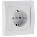 Mains socket UP clamp connection
