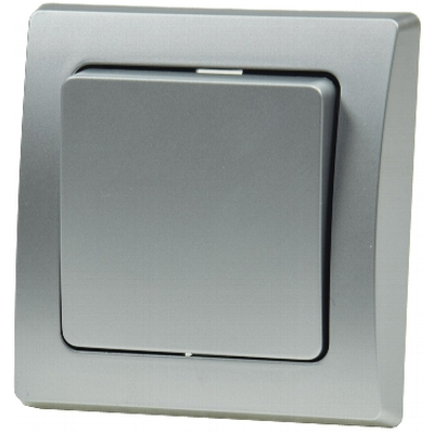 Reversible Switch clamping connection FM silver