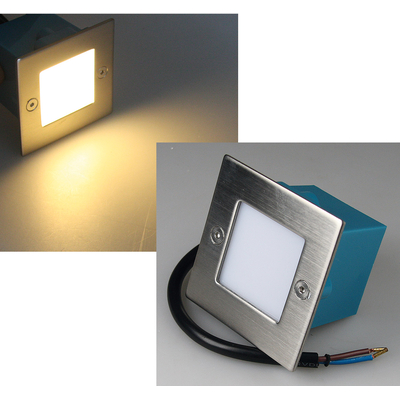 LED Boden-Einbauleuchte 1,5 Watt warmwei 3000K IP54 Cuadrado Q9