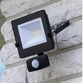 LED floodlight  10W with motion detector neutral white...