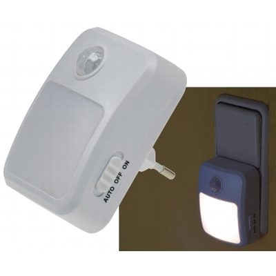 LED night light with motion detector
