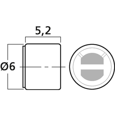 Subminiature electret microphone cartridge (omnidirectional polar pattern) - MCE-4001