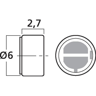 Backelektret-Messmikrofonkapsel (Kugelcharakteristik) - MCE-4500