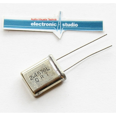 Quarz  2,4576MHz HC49