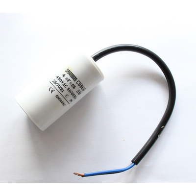 Motor capacitor   4�F 450V �35 x 63mm