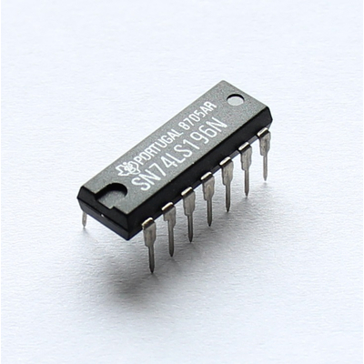 SN74LS196N Negative Flanke - Ausgel�ster Dekadenz�hler...
