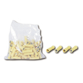Rundsteckhlse gelb 5mm fr Kabel von 2,5mm bis 6 mm...
