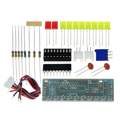 LED VU meter with 10 LEDs