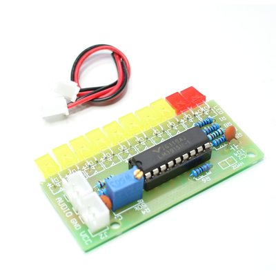 LED VU meter with 10 LEDs  9-12VDC
