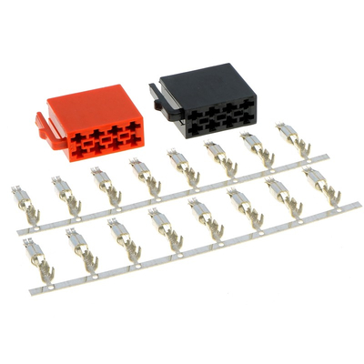 ISO Steckergeh�use Set, Strom + Lautsprecher inkl. Kontakten