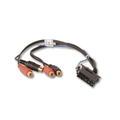 10 pol. ISO plug on 4-RCA sockets