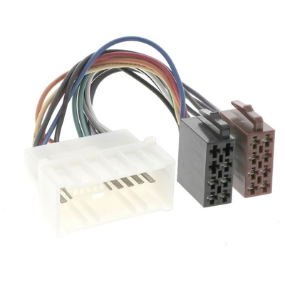 Radio adapter for various Hyundai and Kia models (2005 onwards) to ISO