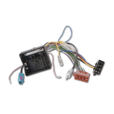 Radio adapter CITROEN PEUGEOT with Quadlock plug + phantom adapter - DIN 