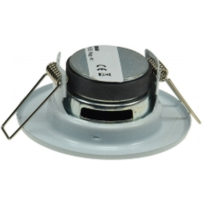 Mini ceiling mounting speaker halogen look 8cm x white - Mini ws