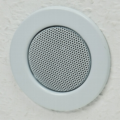 Mini ceiling mounting speaker halogen look 8cm x white - Mini ws