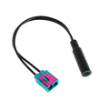 Antenna adapter AUDI, SEAT, SKODA, VW double Fakra(f)-DIN(f)