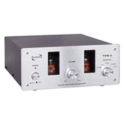 Tube preamp with Phono Input MM / MC - TPR 3 silver