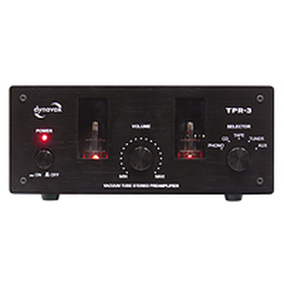 Tube preamp with phono input MM / MC TPR - 3 black