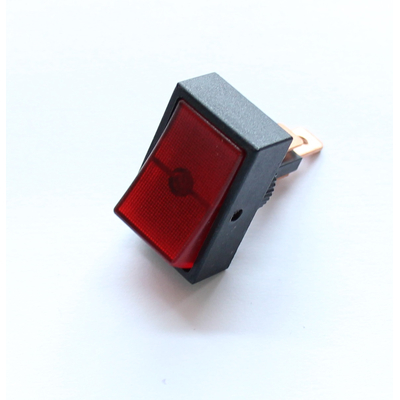 Wippschalter aus/ein mit Kontrollleuchte  12V 30A rot