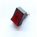 Wippschalter aus/ein mit Kontrollleuchte  12V 30A rot
