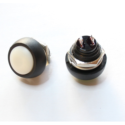           Push button 17.5mm off-on 1A 250V white