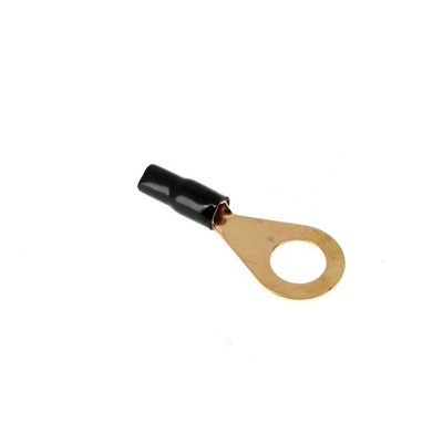 Ring cable lug 10 sqmm black with 13mm hole