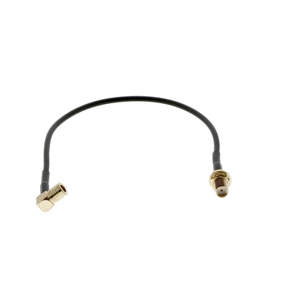 Antenna adapter SMB 90 degree angle plug - SMA (F) 19cm cable