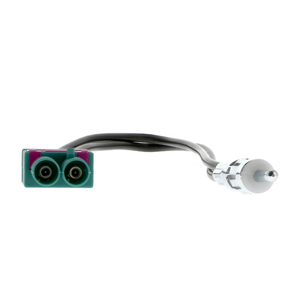 Antenna adapter DOUBLE FAKRA(M) - DIN with 19 cm cable