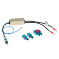 HQ Antennenadapter Phantom FAKRA (M) Set auf DIN (M) 12V...