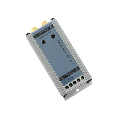 High-low level line adapter adjustable
