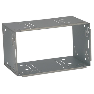 Metal installation kit for double DIN fascias 182 x 103mm