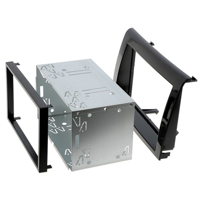 Metal installation kit for double DIN fascias 182 x 103mm