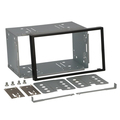 Metal installation kit for double DIN fascias 182 x 103mm
