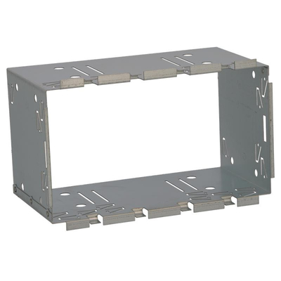 Metal installation kit for double ISO fascias 182 x 113mm
