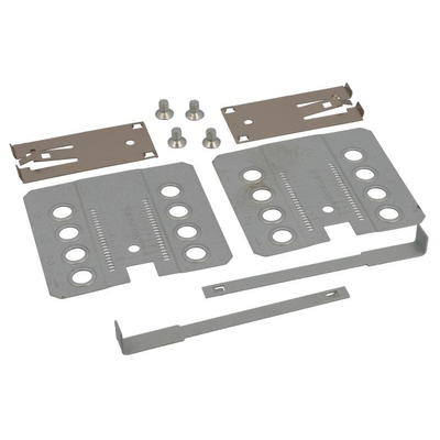 Metal installation kit for double ISO fascias 182 x 113mm