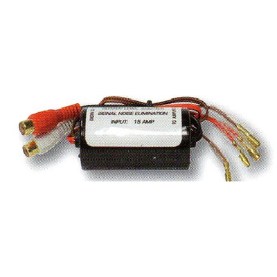 High-low level line adapter with built-in noise filter
