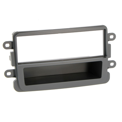 Radio bezel DACIA Lodgy, Dokker, Duster, Sandero from 2012 1DIN dark gre