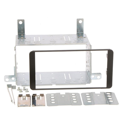 Radio bezel SUBARU Justy II from 2008 2DIN black installer kit