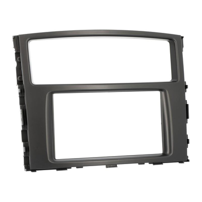 Radio bezel MITSUBISHI Pajero, Montero 2DIN black