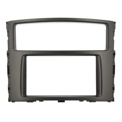 Radio bezel MITSUBISHI Pajero, Montero 2DIN black