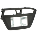 Radio bezel HYUNDAI i20 from 2015 2DIN black matt...