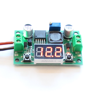 DC/DC Step down Converter Eing. 4-35V Ausg. 1,23 -30V 3A mit  3 stelliger 7 Segmentanzeige