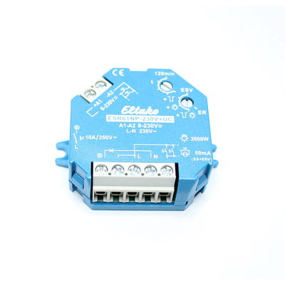 Multifunction impulse switching relay UC. 1 NO contact potential-free 10A/250V AC - ESR61NP-UC