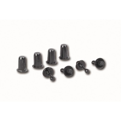Frame end bracket set with sockets for speaker cover (4pcs.)