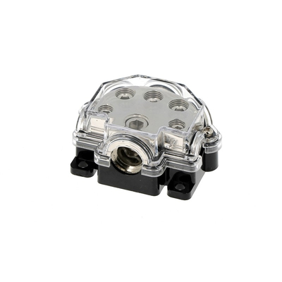 Stromverteilerblock  1 x 50qmm + 1 x 35qmm + 2 x 20qmm + 2 x 10qmm