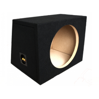 Speacercabinet 2 l closed from MDF with felt + terminal for 30s subwoofer
