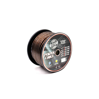Power cable 20mm� black transparent CCA