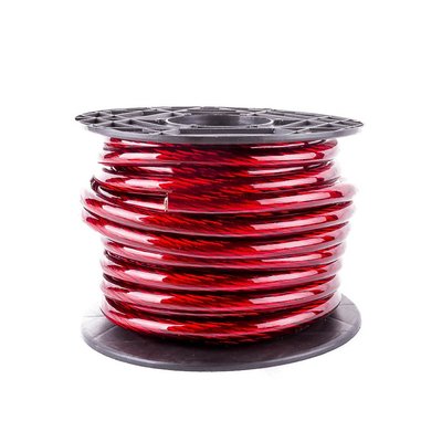 Power cable 50qmm 15m red transparent CU