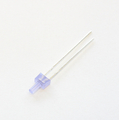 Flashing LED 2mm blue 150-220mcd 90 3-5VDC 20mA plan