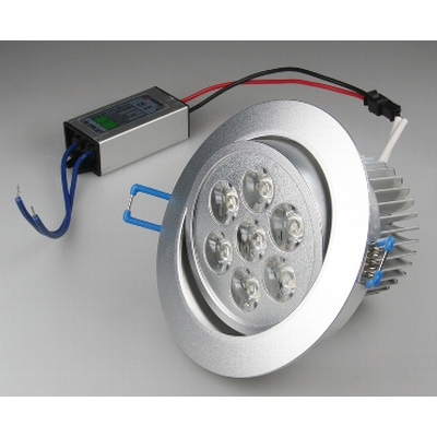 LED Downlight  7 x 1W warm white 3200K - RD-7pro